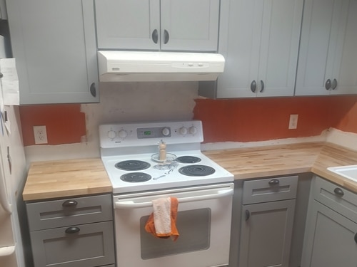 Contemporary Cottage Kitchen Remodel in Columbia, SC by Bailey's Quality Homes project photo