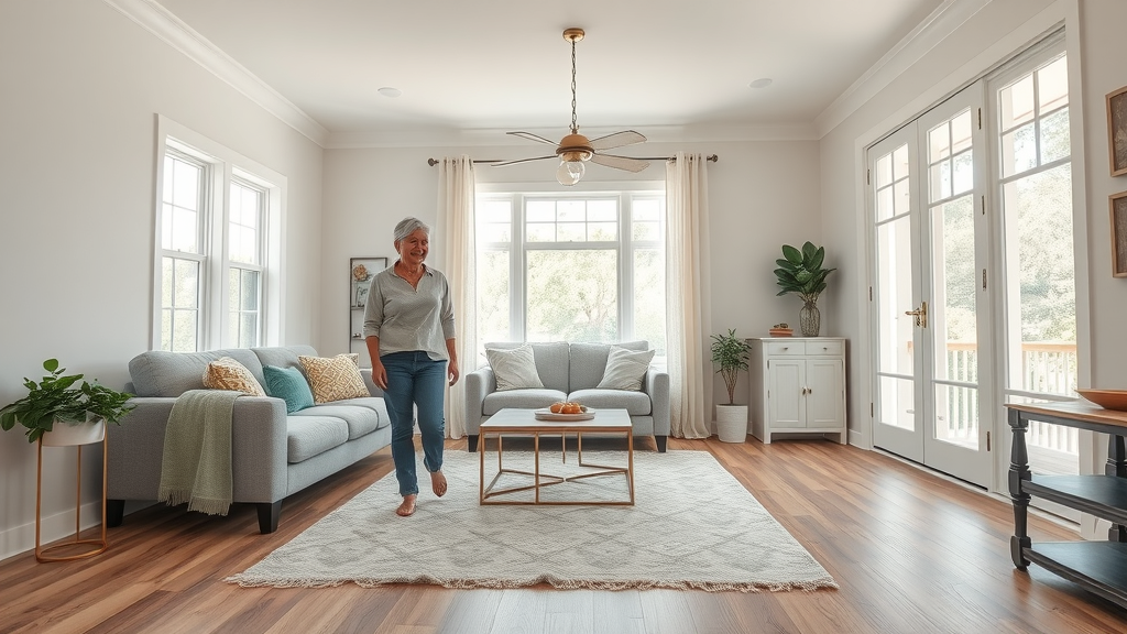 flooring columbia sc inviting living room with vinyl plank and area rug, bright and modern