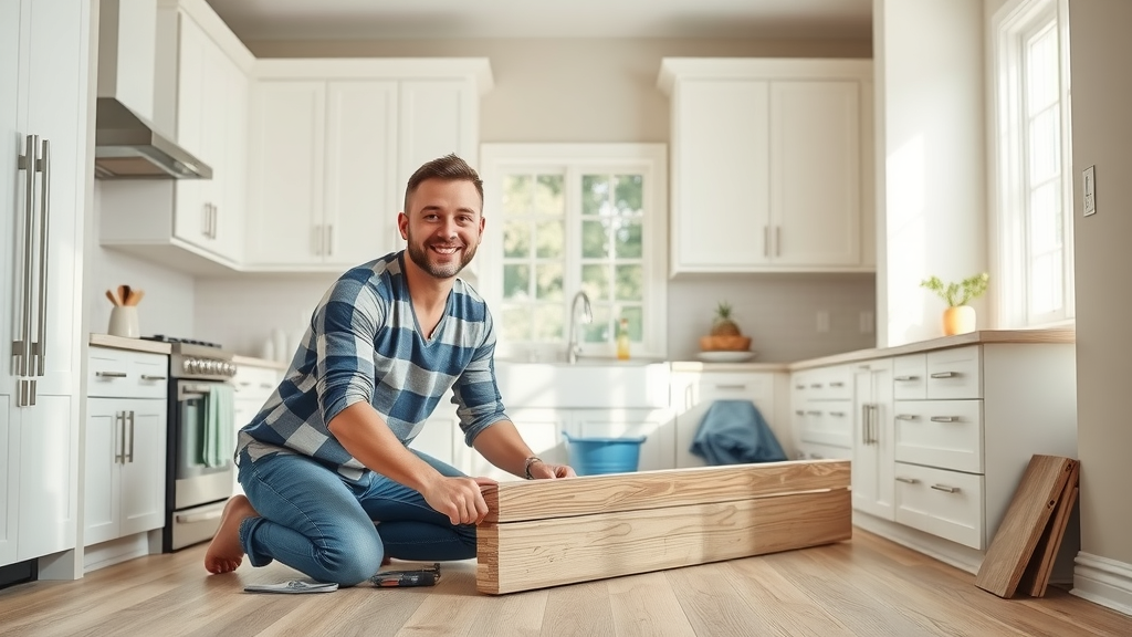 Columbia SC area rug - family enjoying plush area rug in bright living room with hardwood floors and greenery outside